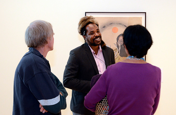 Frohawk Two Feathers Exhibit at The Wellin Museum of Art at Hami