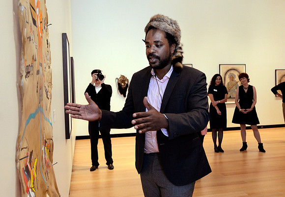 Frohawk Two Feathers Exhibit at The Wellin Museum of Art at Hami