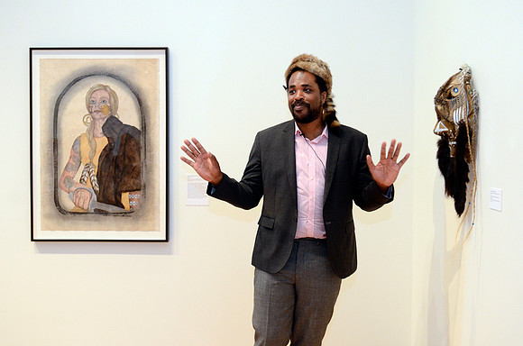 Frohawk Two Feathers Exhibit at The Wellin Museum of Art at Hami
