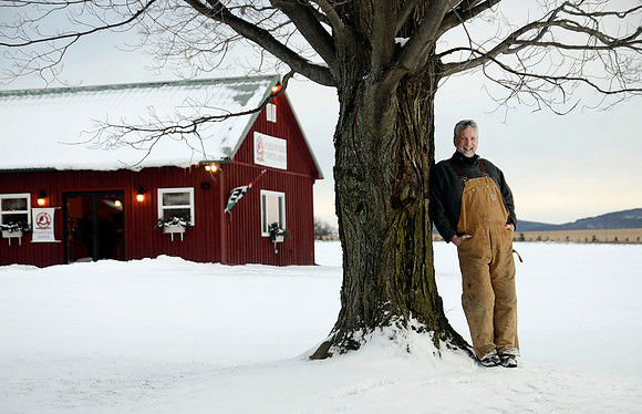 Matthew Critz, of Critz Farms in Cazenovia, NY, for The New York Times
