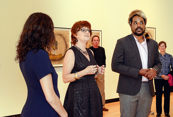 Frohawk Two Feathers Exhibit at The Wellin Museum of Art at Hami