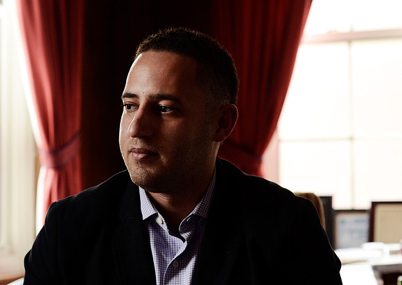 Ithaca Mayor, Svante Myrick, for The New York Times