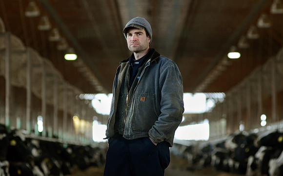 Upstate New York dairy farmer Matt Lamb of Lamb Farms for The New York Times