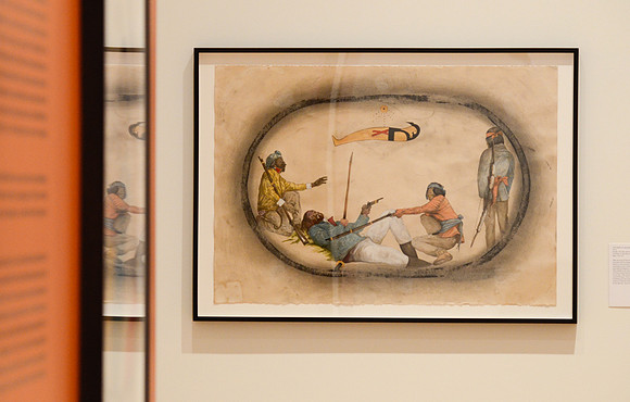 Frohawk Two Feathers Exhibit at The Wellin Museum of Art at Hami