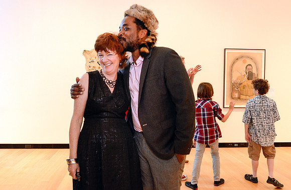 Frohawk Two Feathers Exhibit at The Wellin Museum of Art at Hami