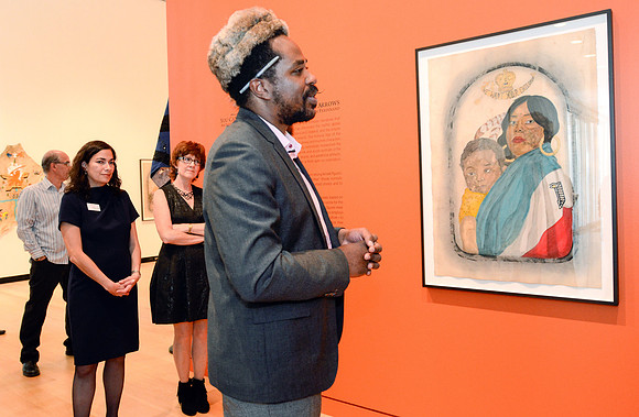 Frohawk Two Feathers Exhibit at The Wellin Museum of Art at Hami