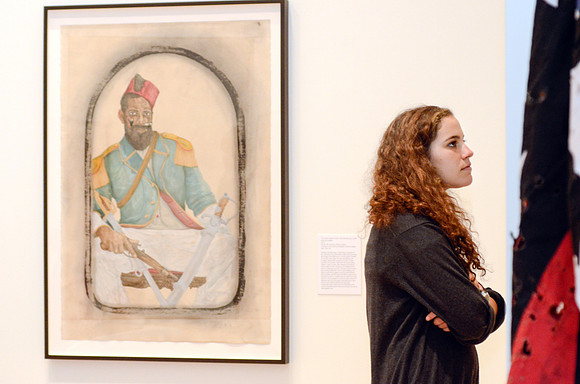 Frohawk Two Feathers Exhibit at The Wellin Museum of Art at Hami