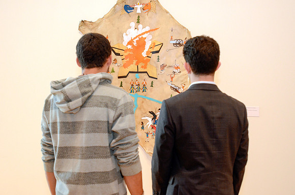 Frohawk Two Feathers Exhibit at The Wellin Museum of Art at Hami